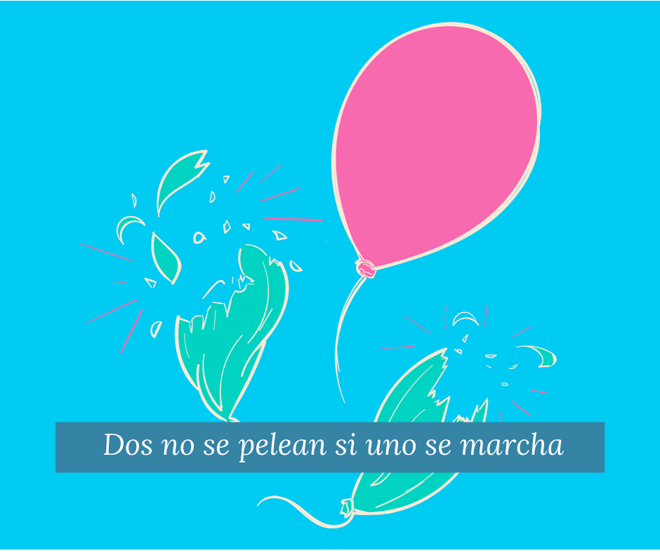 ¿Dos no se pelean si uno no quiere?
