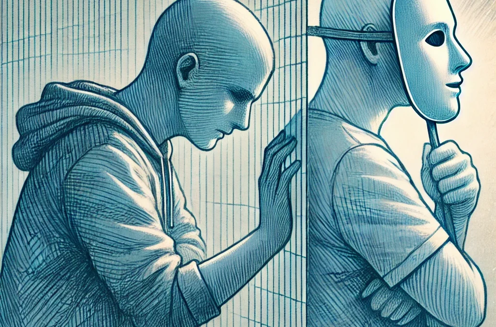 La herida de rechazo y la máscara del huidizo